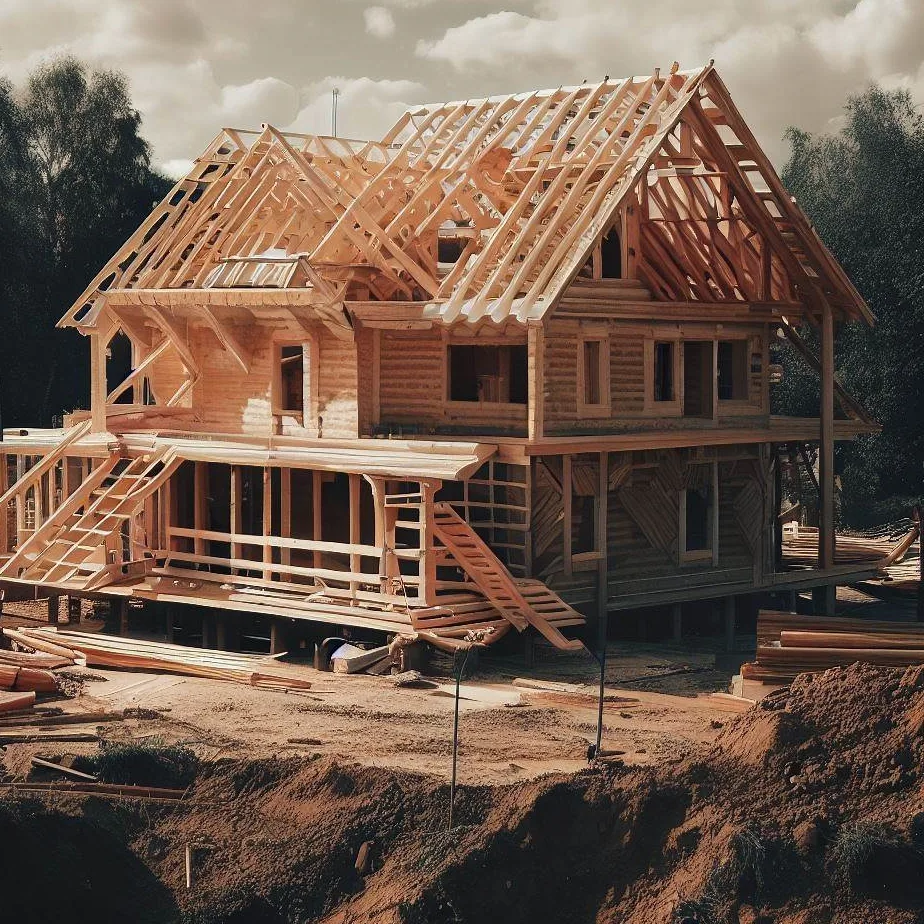 Budowa domu z drewna